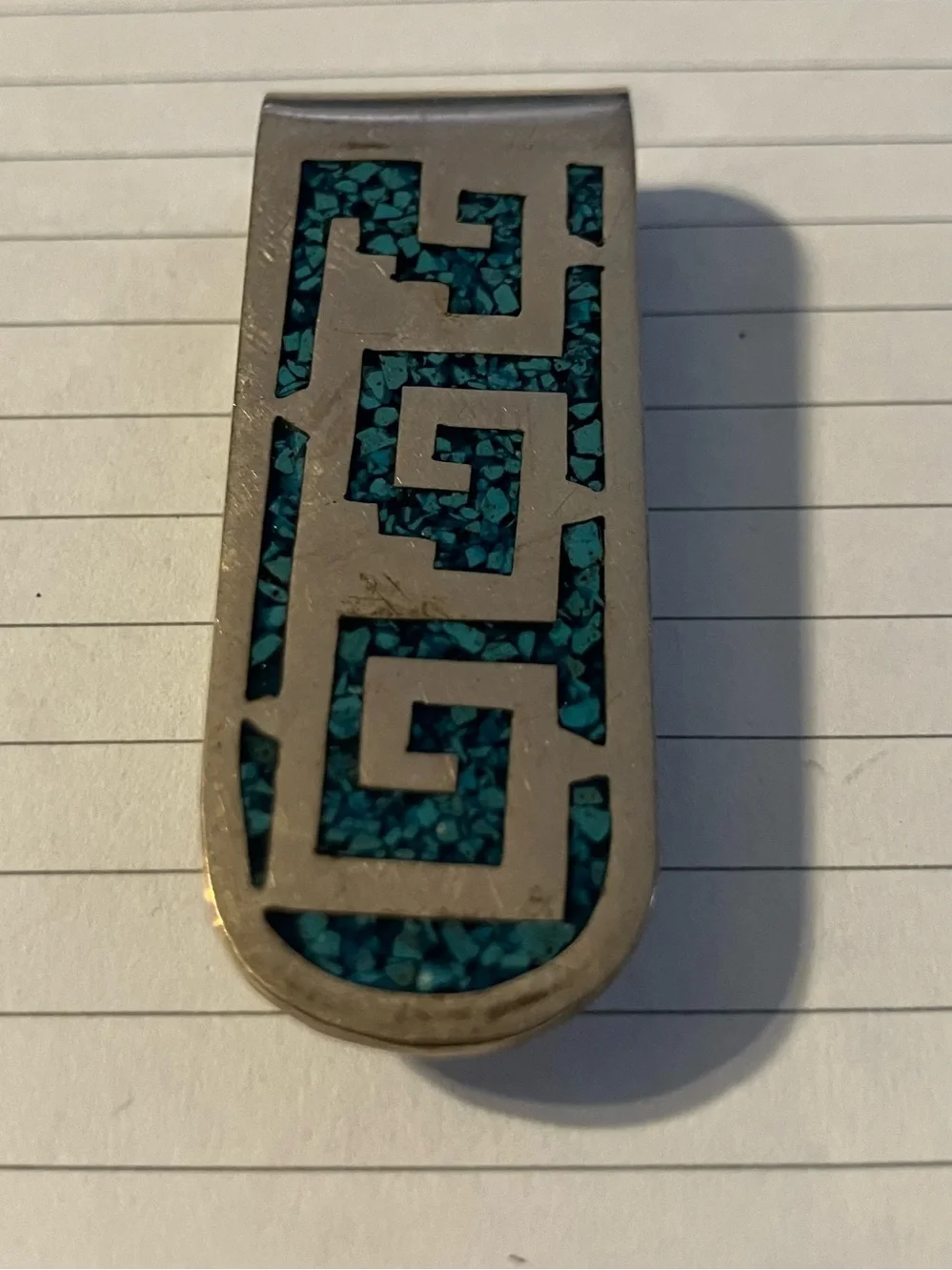 Vintage Mexico Silver Money Clip (Taxco)